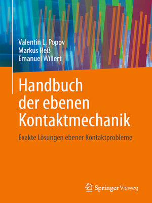 cover image of Handbuch der ebenen Kontaktmechanik